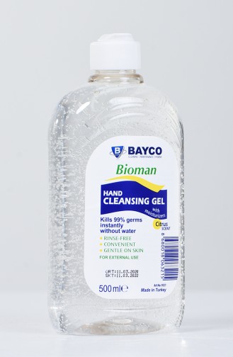 Bioman 70 IPA Glycerine Hand Cleaning Gel 9247-01 500 ml 9247-01