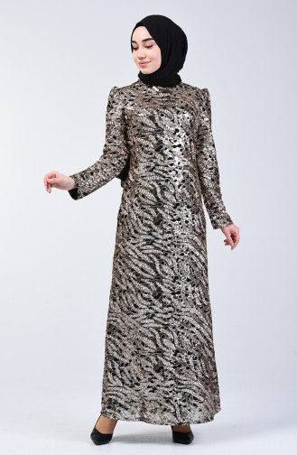 Robe de Soirée 7294-01 Cuivre 7294-01