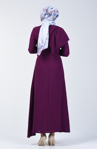 Purple İslamitische Jurk 0046-01