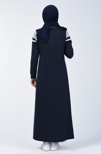 Navy Blue İslamitische Jurk 1900-02