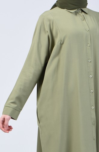 Reglan-Ärmel Tunika 6433-06 Khaki Grün 6433-06