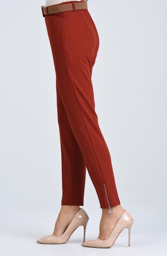 Pantalon Avec Ceinture 20K1001103-04 Brique 20K1001103-04