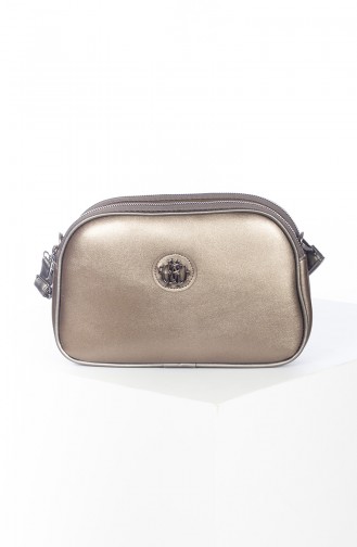 Sac à Bandoulière Croisé Pour Femme 3023-11 Platine 3023-11