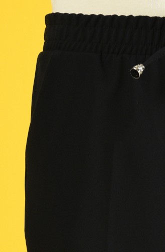 Pantalon Taille Élastique 4088-01 Noir 4088-01