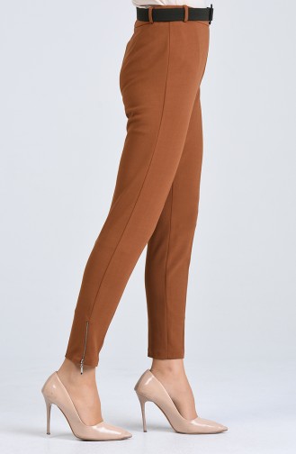 Pantalon Avec Ceinture 20K1001103-02 Couleur Cannelle 20K1001103-02