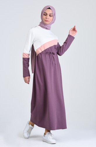 Topped Sport Long Tunic 0850-01 Dark Lilac 0850-01