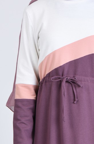 Topped Sport Long Tunic 0850-01 Dark Lilac 0850-01