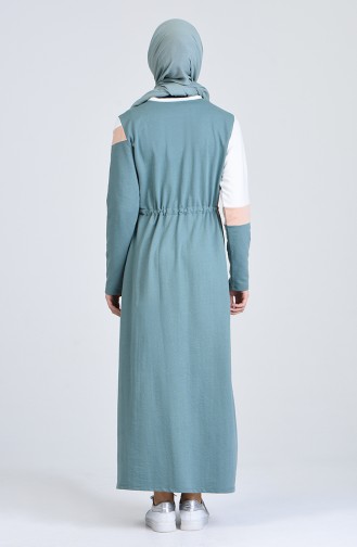 Topped Sport Long Tunic 0850-02 Almond Green 0850-02