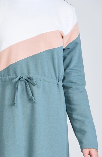 Topped Sport Long Tunic 0850-02 Almond Green 0850-02