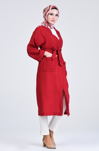 Kimono أحمر كلاريت 5301-01