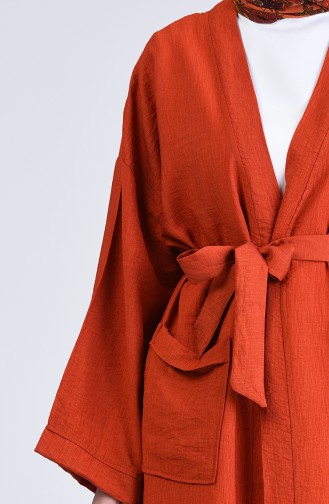 Kimono قرميدي 5301-02