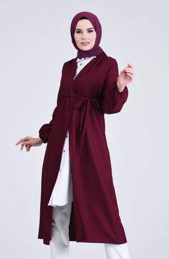 Side Fastening Coat 2221-11 Cherry 2221-11