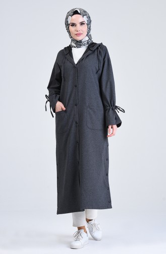 Hooded Seasonal Cape 0848-01 Smoked 0848-01