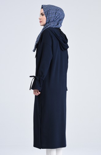 Hooded Seasonal Cape 0848-03 Navy Blue 0848-03