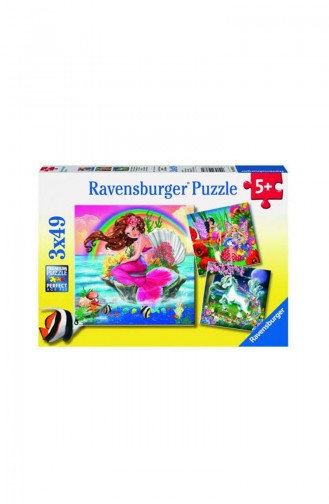 Ravensburger Çocuk 3x49 Puzzle RAV080243 Wd Rapunzel-30