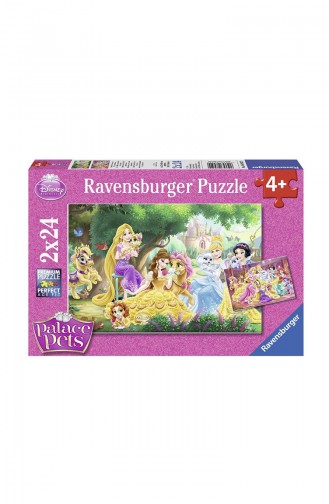 Ravensburger Çocuk 2x24 Puzzle RAV089529 Prenses