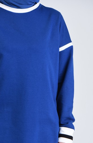 Tunique Sport Garnie 0801-02 Bleu Roi 0801-02