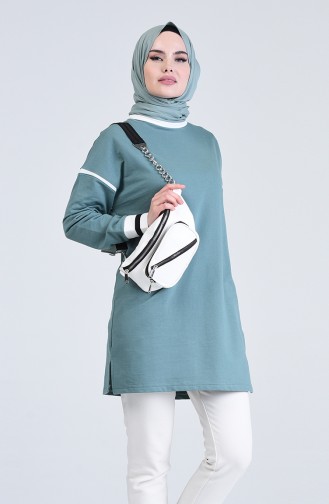 Topped Sport Tunic 0801-03 Almond Green 0801-03