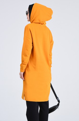 Long Sport Tunic with Pockets 0819-04 Mustard 0819-04