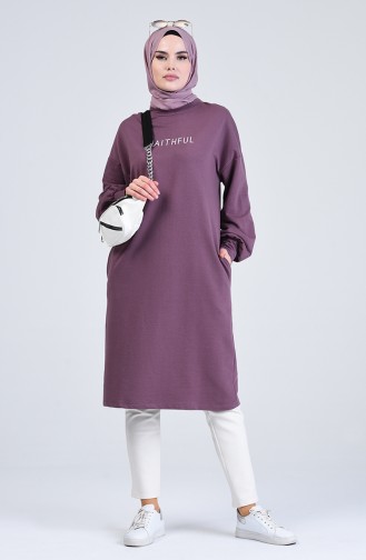 Sport Long Tunic 0829-04 Dark Lilac 0829-04