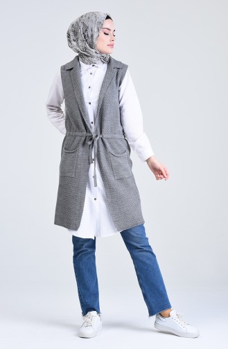 Gilet Sans Manches Gris 4209-02