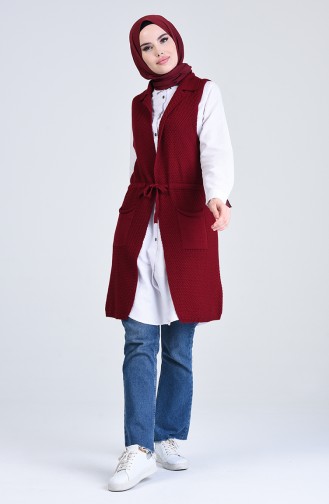 Gilet Sans Manches Bordeaux 4209-03