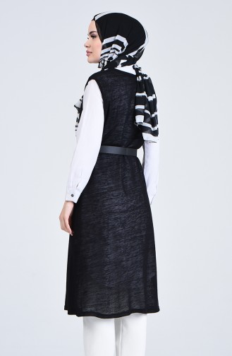 Long Vest 7985-03 Black 7985-03