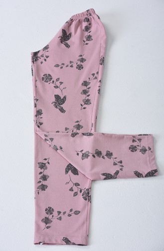 Patterned Pajama Bottom 2713-01 Powder 2713-01