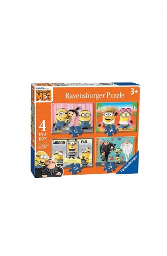 RavensBurger 4IN Box Puzzle Wd Minions RAV068951 068951