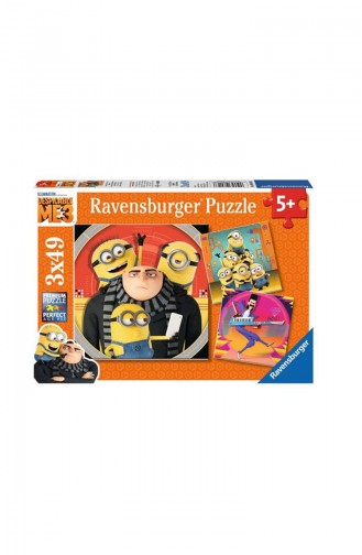 RavensBurger Çocuk 3X49 Puzzle Minions RAV080168