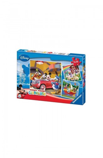 RavensBurger Kind 3x49 Puzzle Mickey House RAV092475 092475