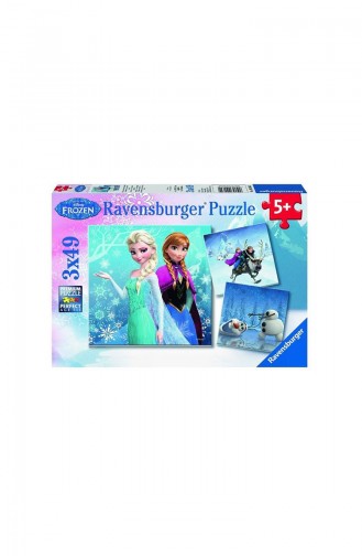 RavensBurger Çocuk 3x49 Puzzle Frozen Kış Mac RAV092642