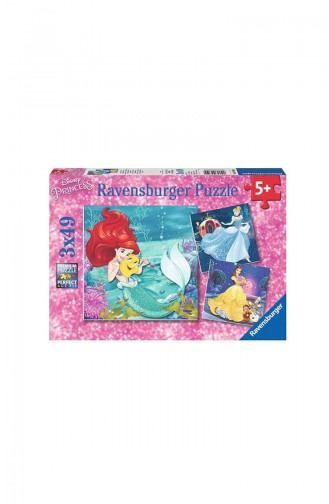 RavensBurger Kind 3x49 Puzzle Wd Prenses Mac RAV093502 093502