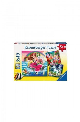 RavensBurger Kind 3x49 Puzzle Imaginäre Freunde RAV093670 093670