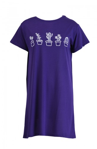 Printed Tshirt 8133-11 Purple 8133-11