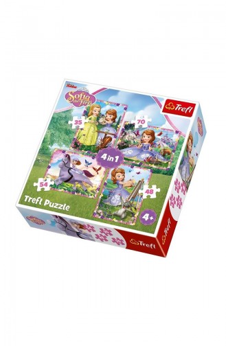 Trefl Puzzle 4IN1 Sofias World Disney TRE34314