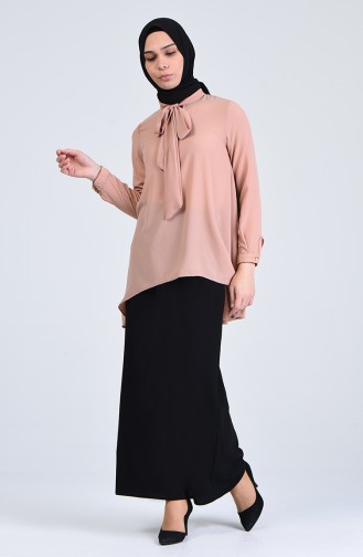 Beige Bluse 1022-18