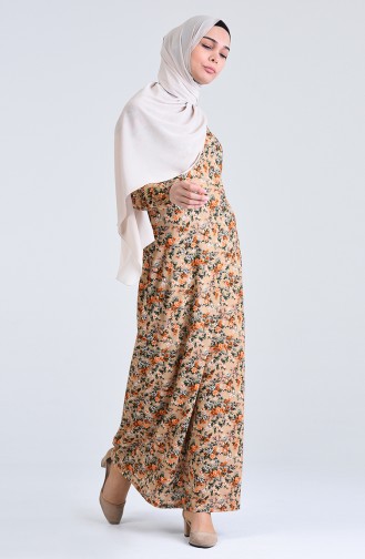 Robe Hijab Camel 8868-04