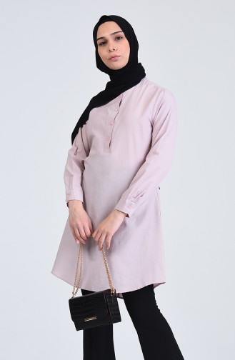 Grandad Collar Tunic 6438-11 Damson 6438-14