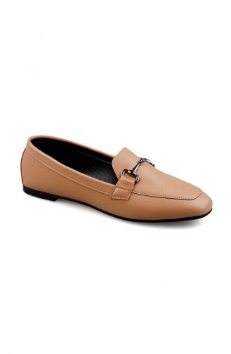 Skin color Woman Flat Shoe 0168-04