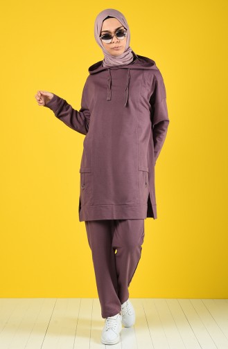 Hooded Tracksuit Set 0845-05 Lilac 0845-05