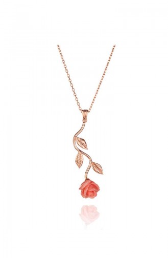 925 Sterling Silber, Speziell Damen Halskette DTM-055 Farbig 055