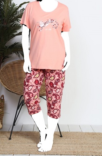 Salmon Pyjama 812079-B