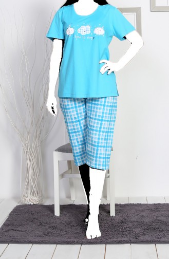 Turquoise Pajamas 812092-A