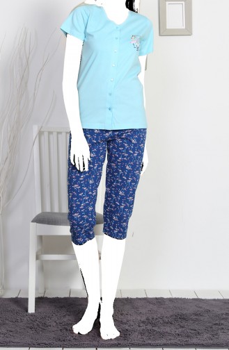 Light Blue Pajamas 812113-A