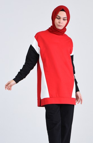 Fabric Garni Tunic 0812-05 Red 0812-05