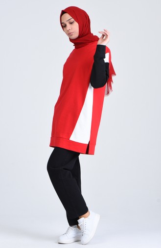 Fabric Garni Tunic 0812-05 Red 0812-05