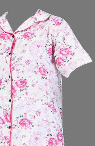 Ensemble Pyjama à Manches Courtes 1500-04 Fuchsia 1500-04