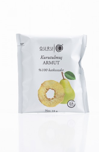 Kurutulmuş Armut Beyaz Paket 18 Gr