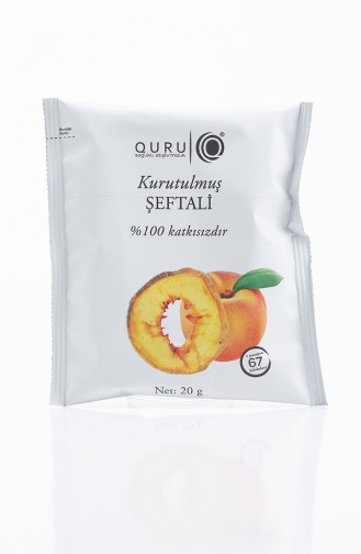 Kurutulmuş Şeftali Beyaz Paket 20 Gr